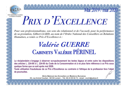 Prix d'Excellence 2019