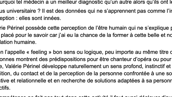 Reconnaissance de Gilbert Liard - Président de l'ONCRH