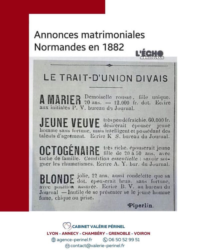 La rencontre sérieuse a traversé les siècles...