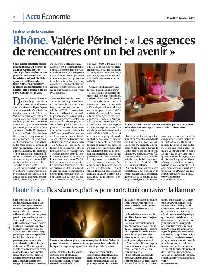 Le Cabinet Valérie Périnel dans le magazine Le Progrès !