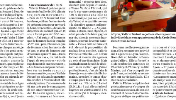 Le Cabinet Valérie Périnel dans le magazine Le Progrès !
